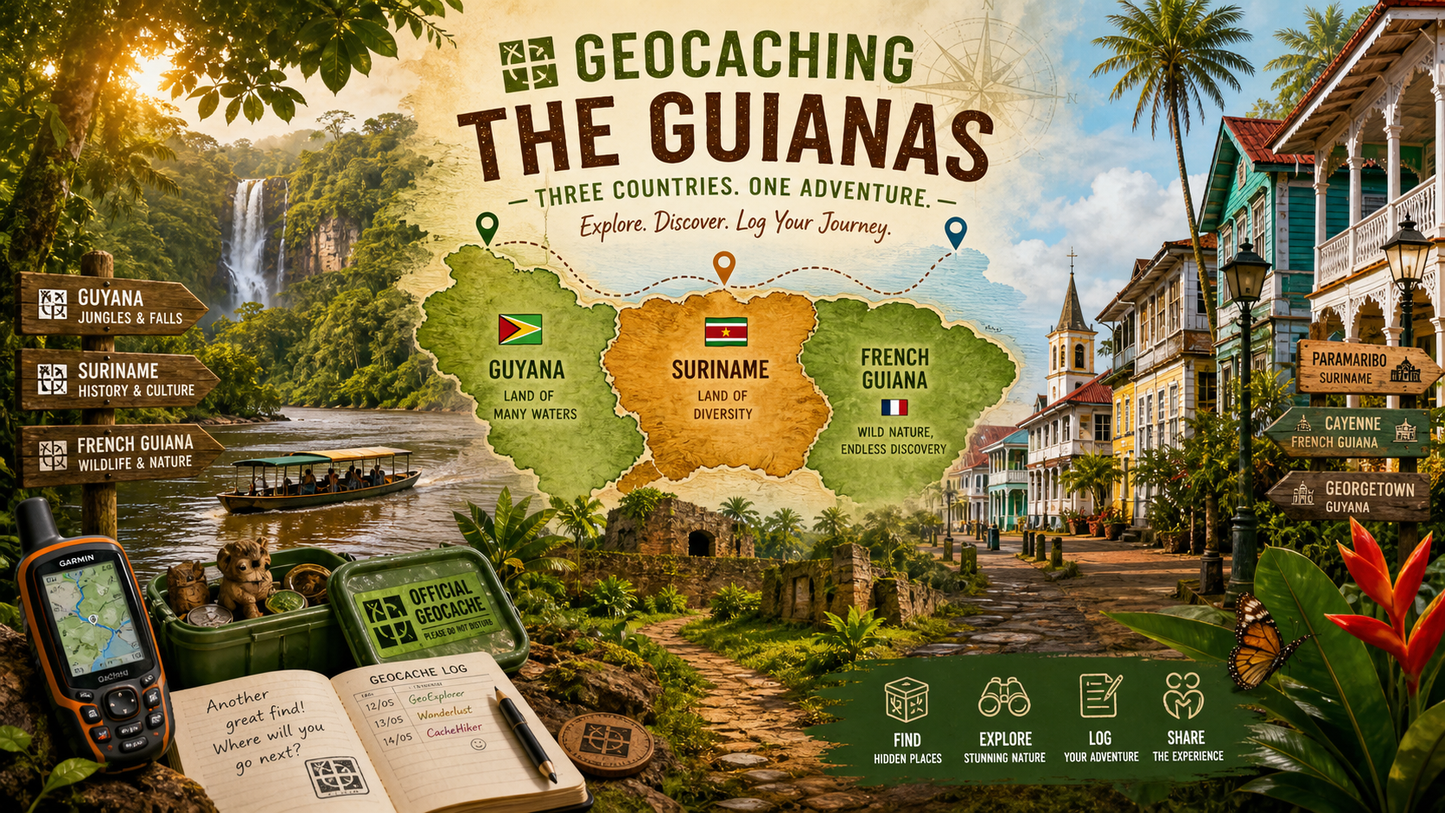 Geocaching in den Guayanas